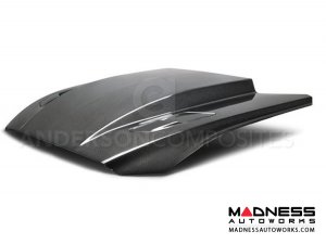 Ford Mustang Double Sided Cowl hood - Carbon Fiber - (2015-2017) Ford Mustang Double Sided Cowl hood - Carbon Fiber - (2015-2017)